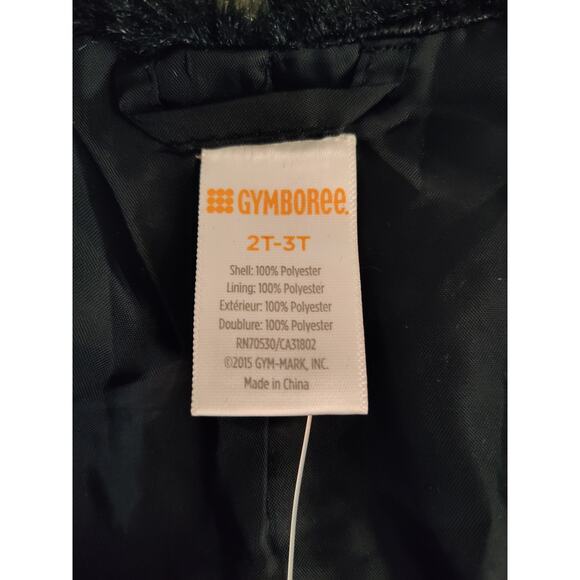 Gymboree Black Fuzzy Cardigan Long Sleeve Faux Fur Coat Bolero Shrug 2T-3T - Picture 4 of 6